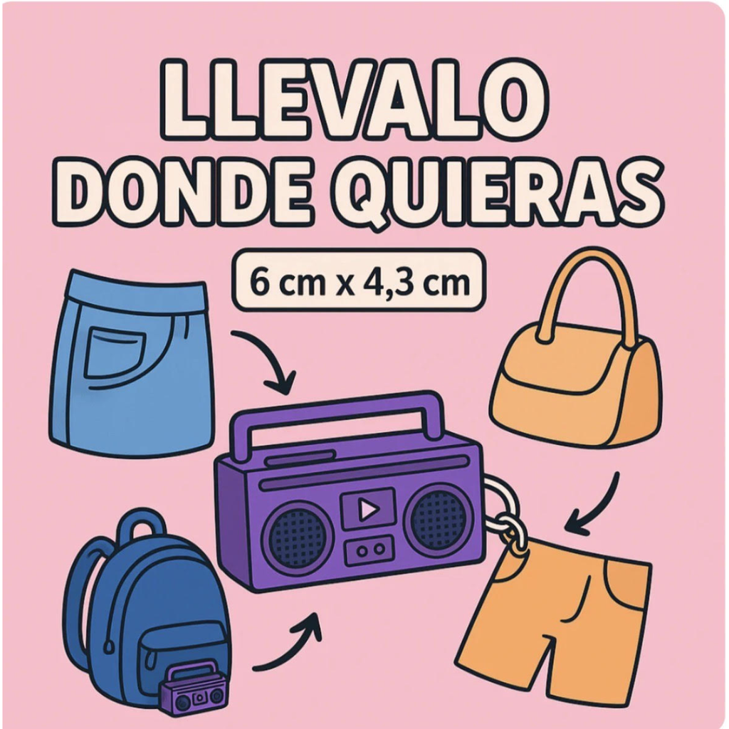 Mini Grabadora de Radio Retro